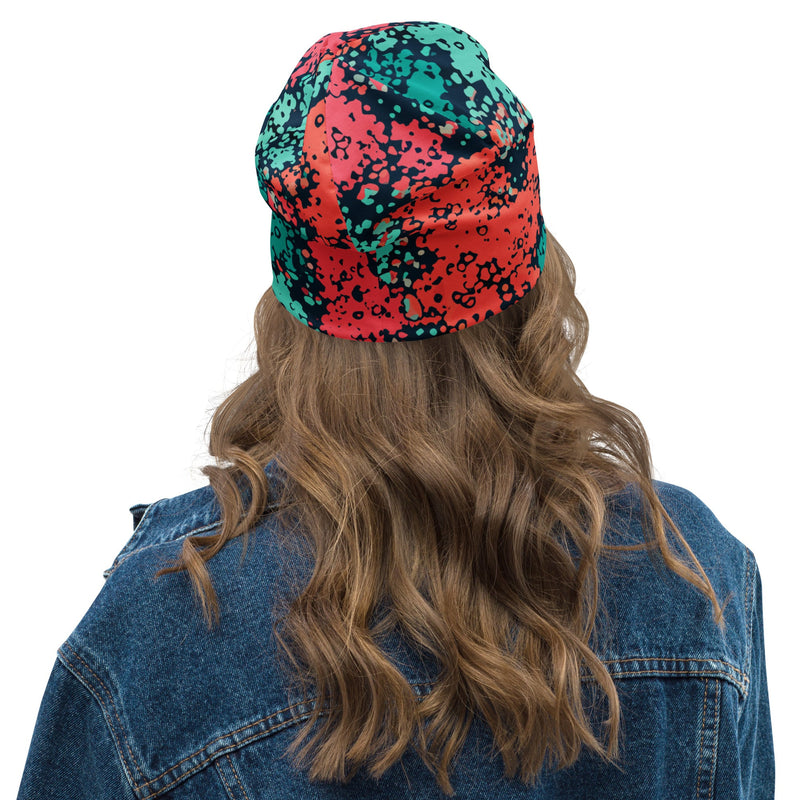 Plane Tree Miami Neon CAMO Beanie - Head