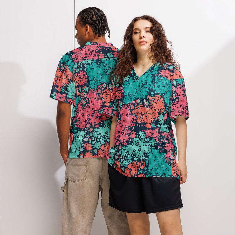 Plane Tree Miami Neon CAMO Unisex American Football Jersey
