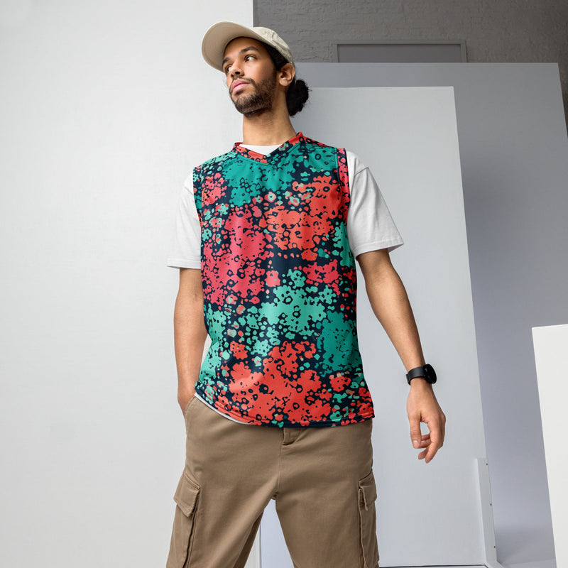 Plane Tree Miami Neon CAMO Unisex Basketball Jersey - 2XS