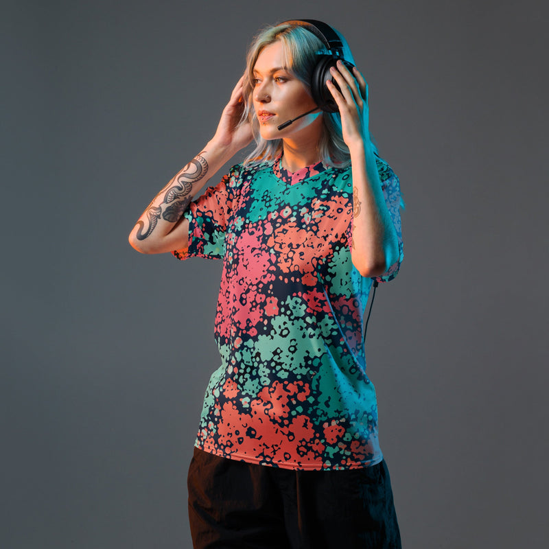 Plane Tree Miami Neon CAMO Unisex Sports Jersey