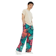 Plane Tree Miami Neon CAMO Unisex Wide-Leg Leisure Pants - Pant