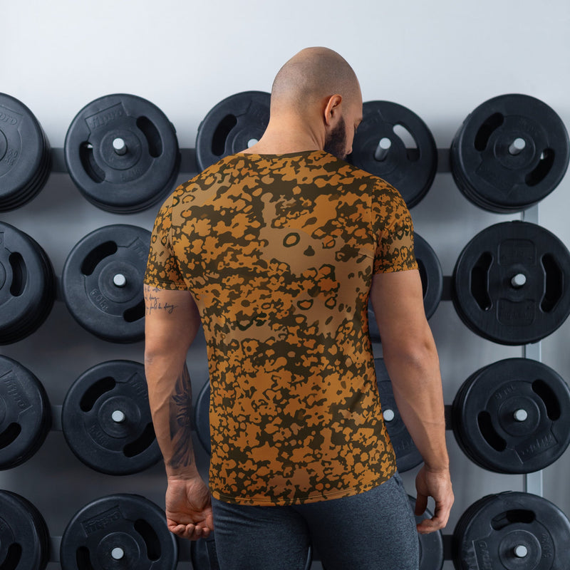 Plane Tree Platanenmuster Autumn Heritage CAMO Mens Athletic T-Shirt - Shirt