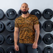 Plane Tree Platanenmuster Autumn Heritage CAMO Mens Athletic T-Shirt - XS - Shirt