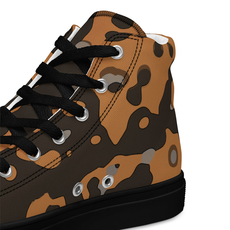 Plane Tree Platanenmuster Autumn Heritage CAMO Mens High-Top Canvas Shoes