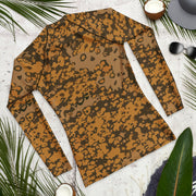 Plane Tree Platanenmuster Autumn Heritage CAMO Mens Long-Sleeve Rash Guard - LS