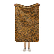 Plane Tree Platanenmuster Autumn Heritage CAMO Sherpa Blanket - 37″×57″