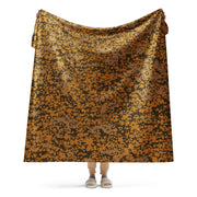 Plane Tree Platanenmuster Autumn Heritage CAMO Sherpa Blanket - 60″×80″