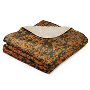 Plane Tree Platanenmuster Autumn Heritage CAMO Sherpa Blanket