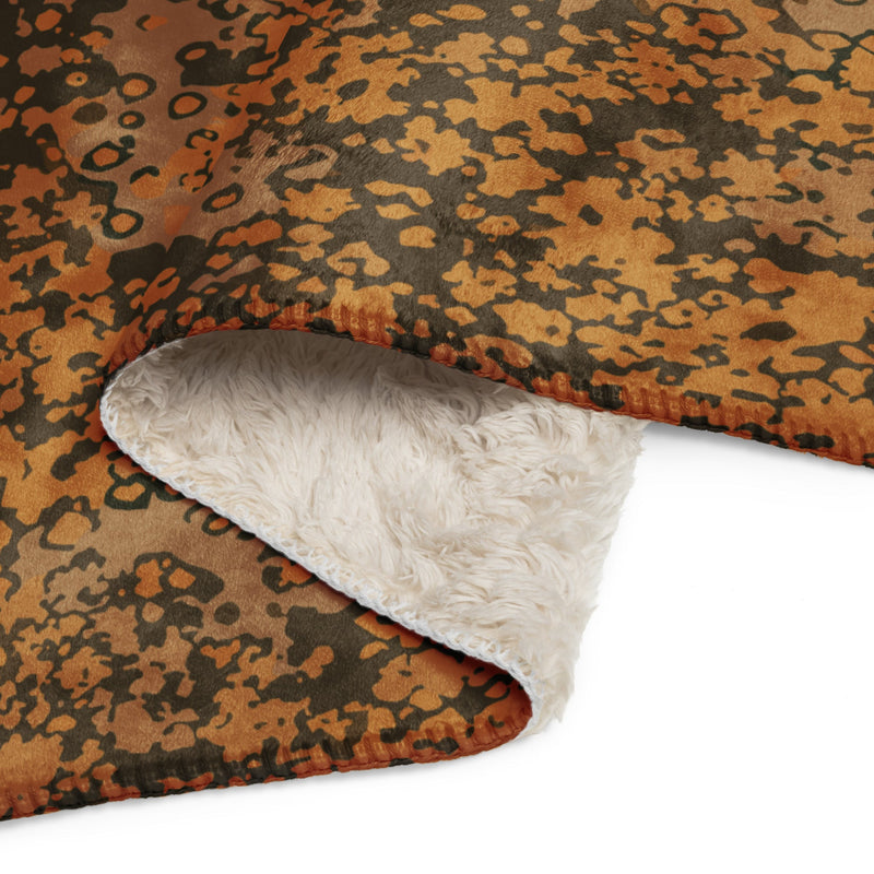 Plane Tree Platanenmuster Autumn Heritage CAMO Sherpa Blanket