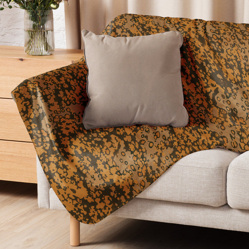 Plane Tree Platanenmuster Autumn Heritage CAMO Sherpa Blanket