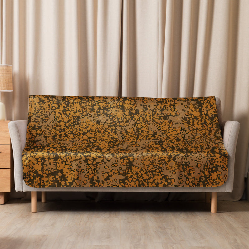 Plane Tree Platanenmuster Autumn Heritage CAMO Sherpa Blanket