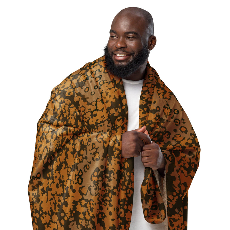 Plane Tree Platanenmuster Autumn Heritage CAMO Sherpa Blanket