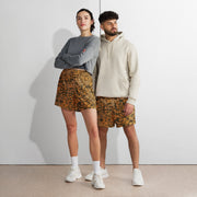 Plane Tree Platanenmuster Autumn Heritage CAMO Unisex Athletic Long Shorts
