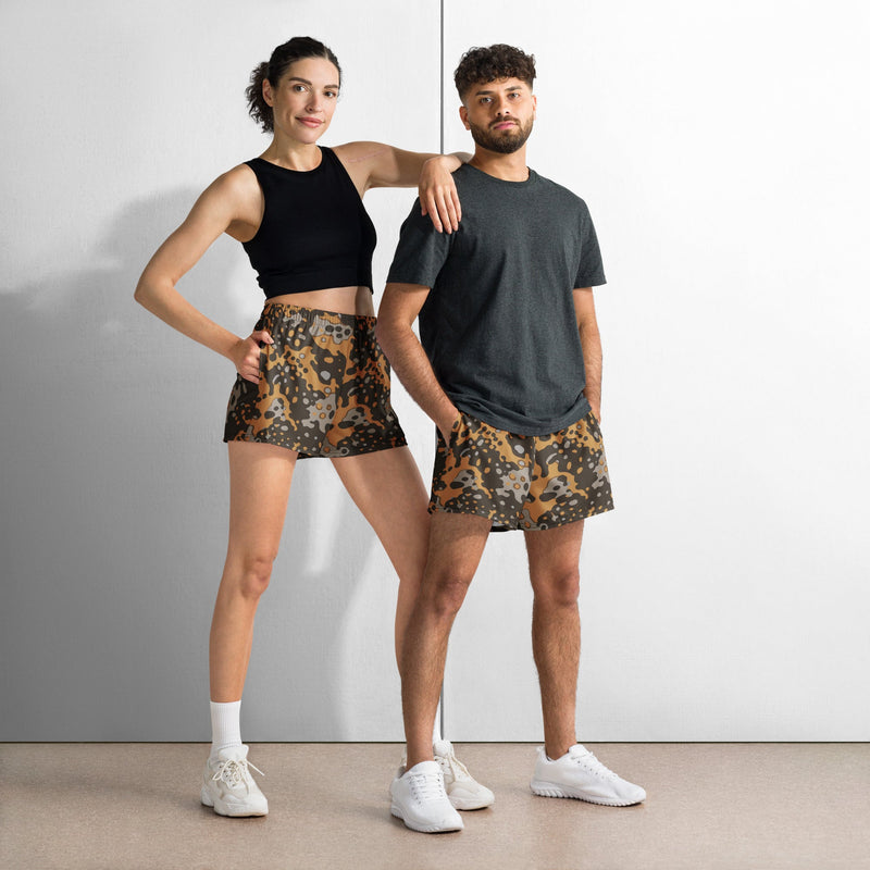 Plane Tree Platanenmuster Autumn Heritage CAMO Unisex Athletic Shorts