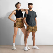 Plane Tree Platanenmuster Autumn Heritage CAMO Unisex Athletic Shorts