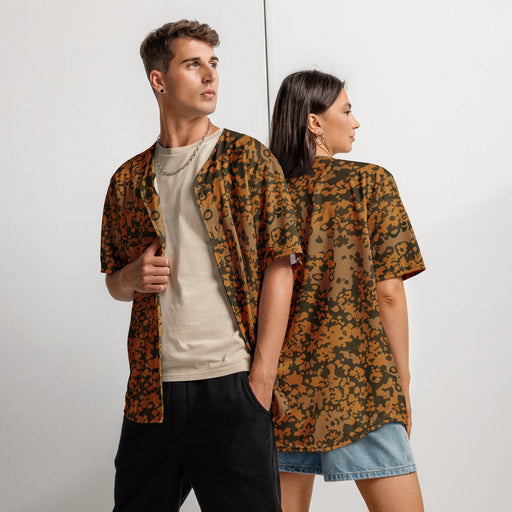 Plane Tree Platanenmuster Autumn Heritage CAMO Unisex Baseball Jersey - 2XS