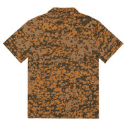 Plane Tree Platanenmuster Autumn Heritage CAMO Unisex Short-Sleeve Button Shirt - Button-Up