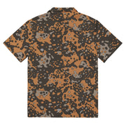 Plane Tree Platanenmuster Autumn Heritage CAMO Unisex Short-Sleeve Button Shirt - Button-Up