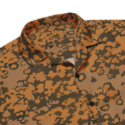 Plane Tree Platanenmuster Autumn Heritage CAMO Unisex Short-Sleeve Button Shirt - Button-Up