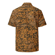Plane Tree Platanenmuster Autumn Heritage CAMO Unisex Short-Sleeve Button Shirt - Button-Up