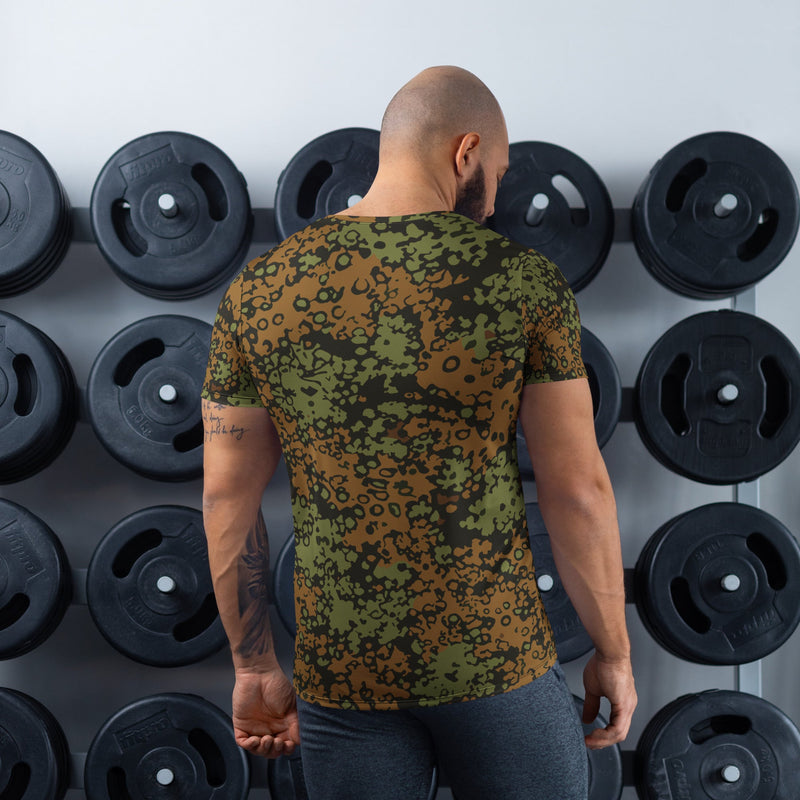 Plane Tree Platanenmuster Summer Heritage CAMO Mens Athletic T-Shirt - Shirt