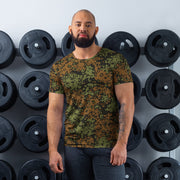 Plane Tree Platanenmuster Summer Heritage CAMO Mens Athletic T-Shirt - XS - Shirt
