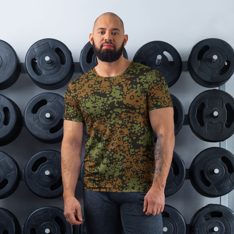 Plane Tree Platanenmuster Summer Heritage CAMO Mens Athletic T-Shirt - XS - Shirt