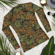 Plane Tree Platanenmuster Summer Heritage CAMO Mens Long-Sleeve Rash Guard - LS