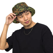 Plane Tree Platanenmuster Summer Heritage CAMO Reversible Bucket Hat - Head
