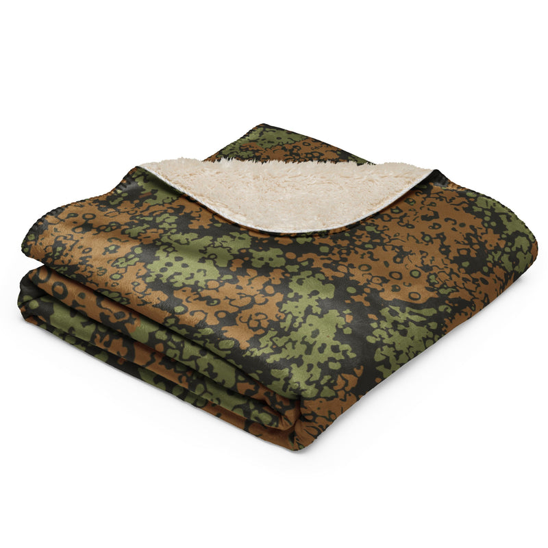 Plane Tree Platanenmuster Summer Heritage CAMO Sherpa Blanket