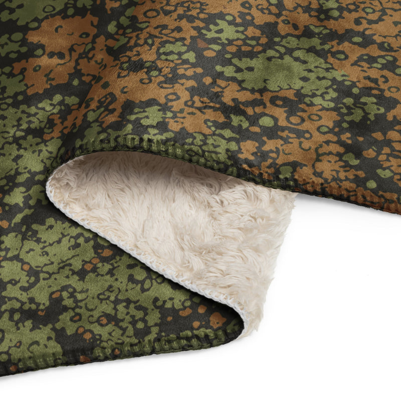 Plane Tree Platanenmuster Summer Heritage CAMO Sherpa Blanket