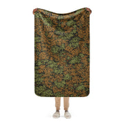 Plane Tree Platanenmuster Summer Heritage CAMO Sherpa Blanket - 37″×57″