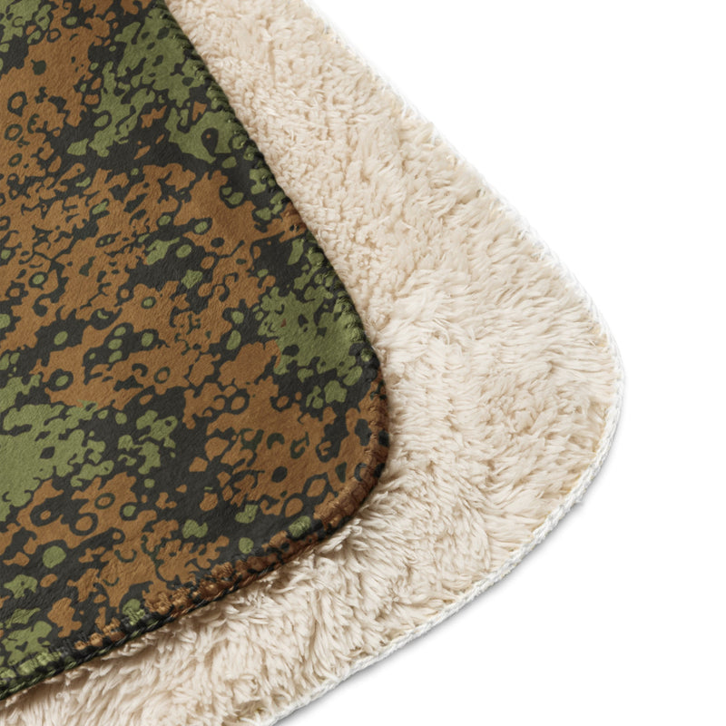 Plane Tree Platanenmuster Summer Heritage CAMO Sherpa Blanket
