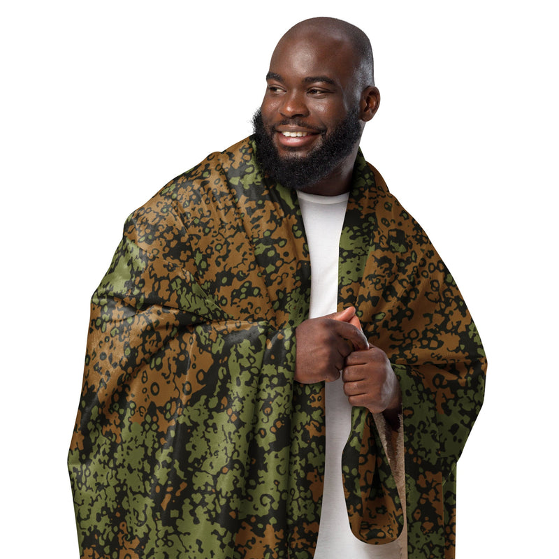 Plane Tree Platanenmuster Summer Heritage CAMO Sherpa Blanket