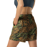 Plane Tree Platanenmuster Summer Heritage CAMO Unisex Athletic Long Shorts