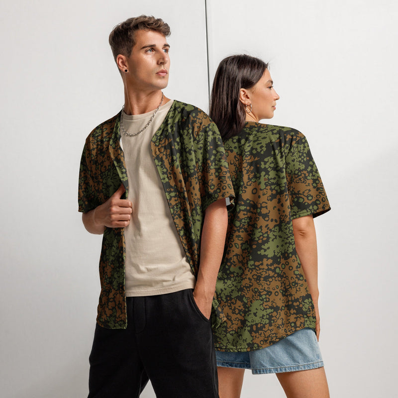 Plane Tree Platanenmuster Summer Heritage CAMO Unisex Baseball Jersey - 2XS