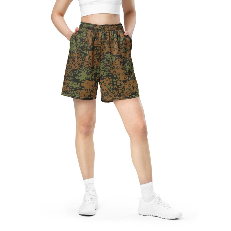 Plane Tree Platanenmuster Summer Heritage CAMO Unisex Mesh Shorts