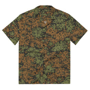 Plane Tree Platanenmuster Summer Heritage CAMO Unisex Short-Sleeve Button Shirt - 2XS - Button-Up