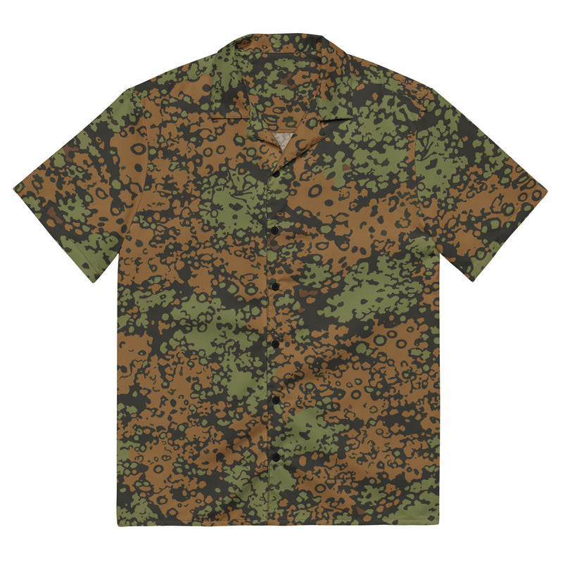 Plane Tree Platanenmuster Summer Heritage CAMO Unisex Short-Sleeve Button Shirt - 2XS - Button-Up
