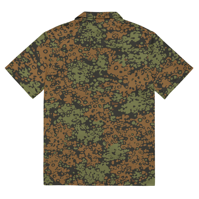 Plane Tree Platanenmuster Summer Heritage CAMO Unisex Short-Sleeve Button Shirt - Button-Up