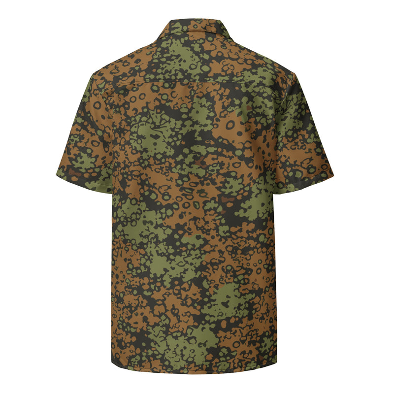 Plane Tree Platanenmuster Summer Heritage CAMO Unisex Short-Sleeve Button Shirt - Button-Up