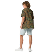 Plane Tree Platanenmuster Summer Heritage CAMO Unisex Short-Sleeve Button Shirt - Button-Up