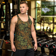 Plane Tree Platanenmuster Summer Heritage CAMO Unisex Tank Top - XS - Shirt