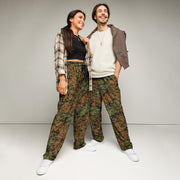 Plane Tree Platanenmuster Summer Heritage CAMO Unisex Wide-Leg Joggers - 2XS