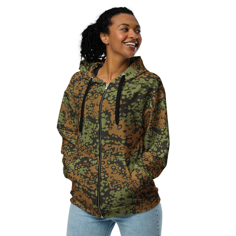 Plane Tree Platanenmuster Summer Heritage CAMO Unisex Zip Hoodie