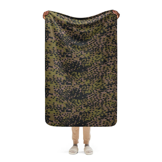 German Plane Tree Platanenmuster Summer CAMO Sherpa blanket - 37″×57″ - Blankets