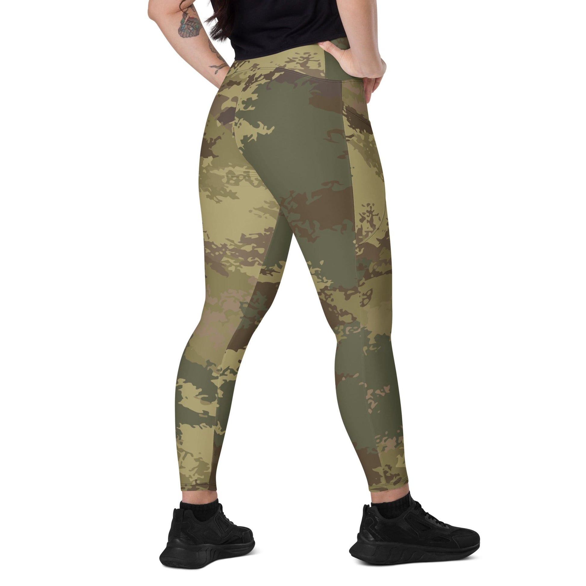 Poisonous Multi-Terrain CAMO Leggings with pockets - 2XS - Womens With Pockets