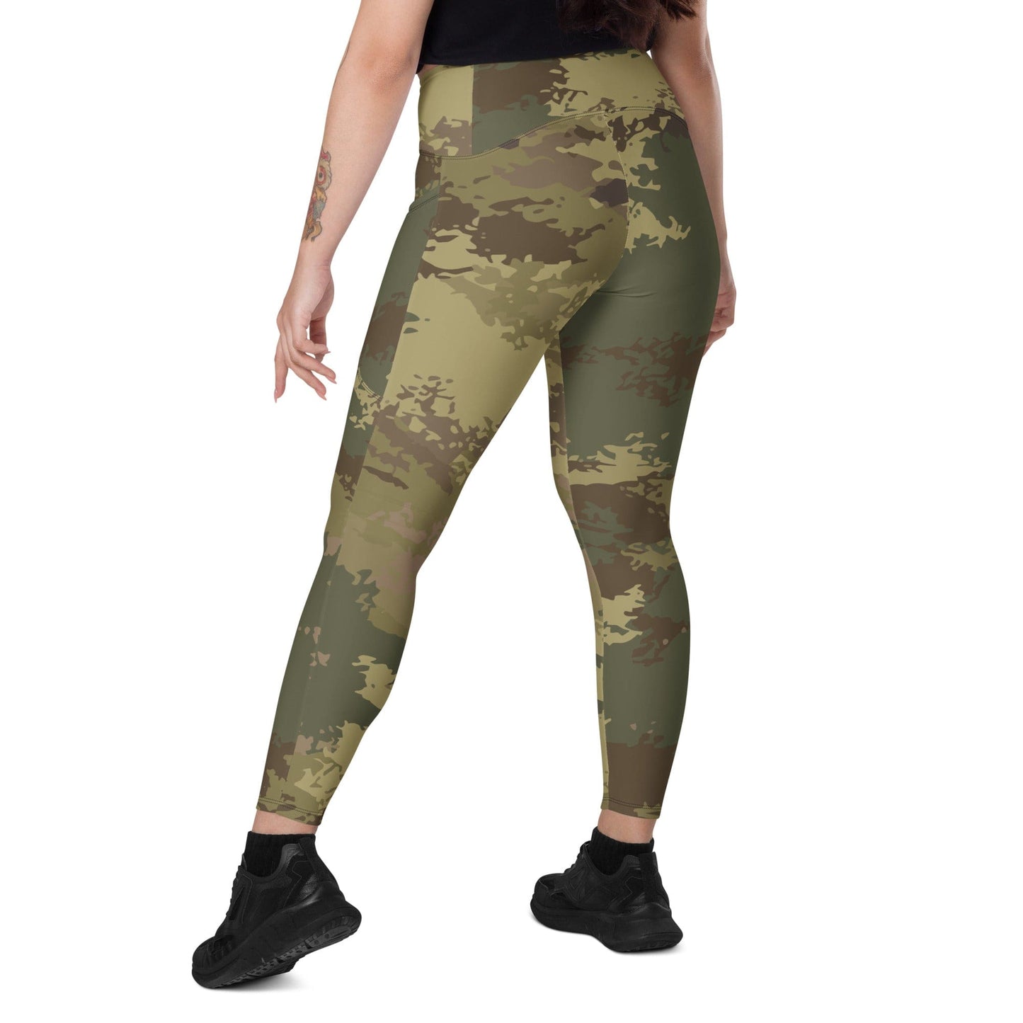 Poisonous Multi-Terrain CAMO Leggings with pockets - Womens With Pockets