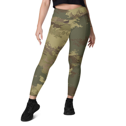 Poisonous Multi-Terrain CAMO Leggings with pockets - Womens With Pockets