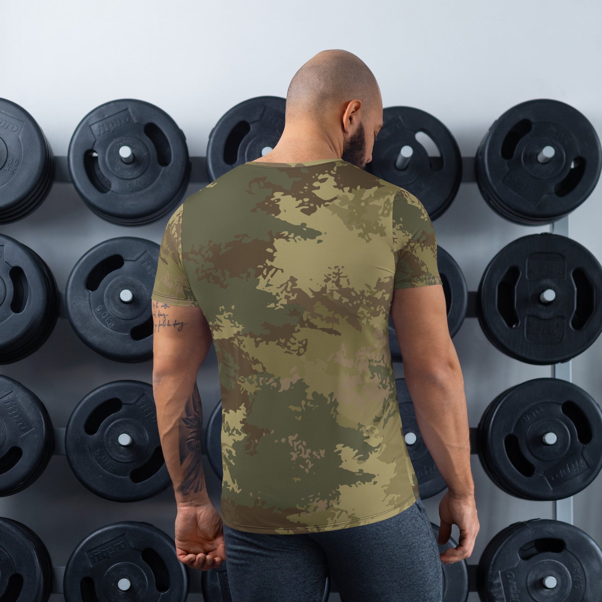 Poisonous Multi-Terrain CAMO Mens Athletic T-shirt - T-Shirts